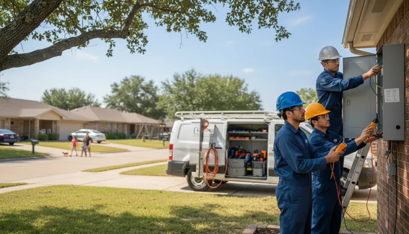 Certified electrician providing emergency electrical services in Wyanet, IL